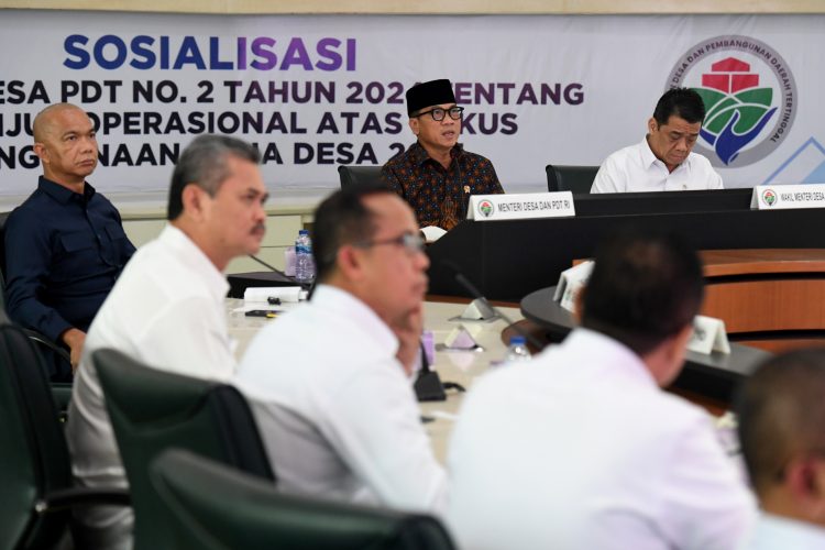Menteri Desa PDT  tegaskan Tidak Boleh Kurang 20 Persen Dana Desa Digunakan untuk Ketahanan Pangan