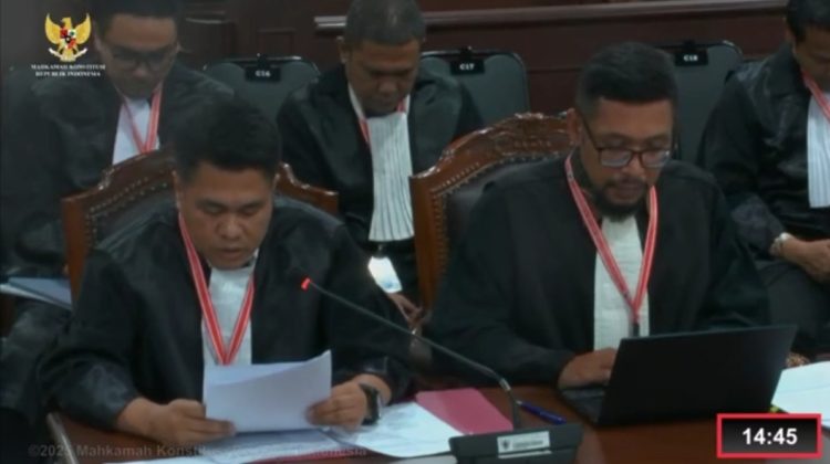 Sidang di MK, Kuasa Hukum Paslon Nomor 2 Syukur- Khafidh : Dugaan Keterlibatan Anggota DPRD Merangin dalam Pilkada Tidak Memenuhi Unsur Pidana