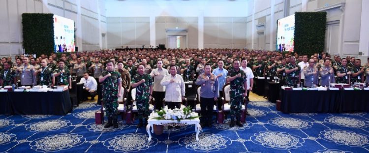 Presiden Prabowo Hadiri Rapim TNI-Polri 2025, Ini yang di Sampaikan