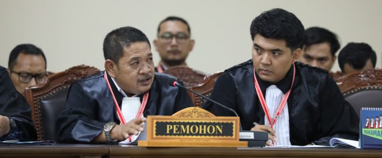 Sidang di MK, Cabup Merangin Nomor Urut 1 Persoalkan Penggunaan Fasilitas Negara