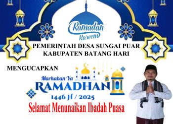 Pemerintah Desa Sungai Puar Mengucapkan Marhaban Ya Ramadhan