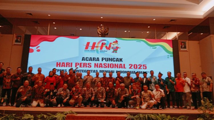 Puncak HPN 2025 di Pekanbaru Provinsi Riau Berjalan Meriah