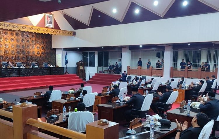 DPRD Merangin Gelar Paripurna Pengesahan Bupati dan Wakil Bupati Terpilih 2024-2029