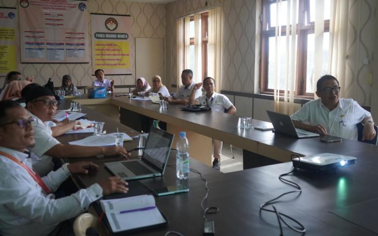 Rancangan Perbup Konkuren Bidang Komunikasi dan Informasi sedang di Bahas di Dinas Kominfo Merangin