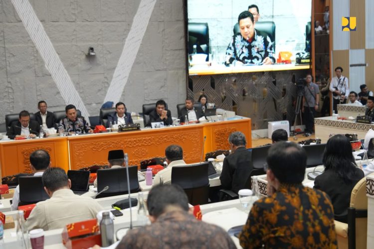Menteri PUPR Raker Efisiensi Anggaran Bersama Komisi V DPR RI, Disetujui sebesar Rp29,57 triliun