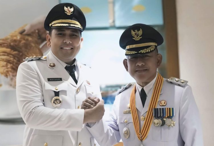 Syukur dan Khafied Dilantik Presiden Prabowo jadi  Bupati dan Wakil Bupati Merangin bersama Kepala Daerah lainya