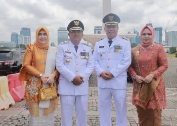 Presiden Prabowo Lantik Anwar Sadat dan Katamso sebagai Bupati-Wabup Tanjab Barat