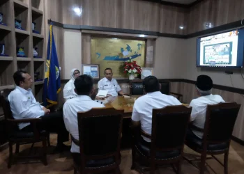 Bupati BBS Ikuti Zoom Meeting Peluncuran Indikator Pencegahan Korupsi Daerah