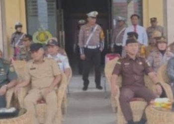 Sekda Sapril Hadiri Apel Ops Siginjai