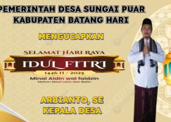 Pemerintah Desa Sungai Puar Mengucapkan “Selamat Hari Raya Idul Fitri”