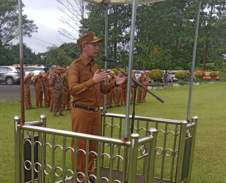 Wabup Muslimin Tanja Pimpin Apel Perdana