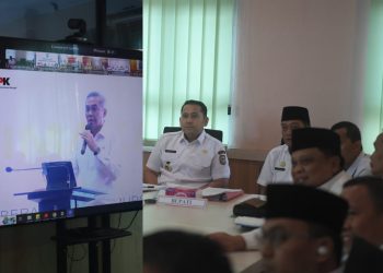 Bupati Merangin M Syukur Ikuti Peluncuran Indikator MCP KPK 2025