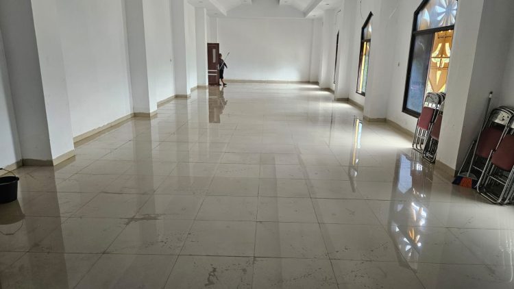 Setelah di Sidak Bupati Merangin, Ruangan Kantor dan Mushola di Lantai 4 Sudah Bersih