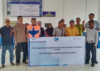 Jasa Raharja Muaro Bungo Gelar Pelatihan PPGD di Terminal Tipe A