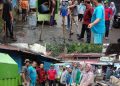 Pegawai Kecamatan Bangko Bersama Dinas Lingkungan Hidup Merangin gelar Gotong Royong Bersihkan Drainase dan Sampah