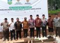 Bupati Sarolangun Letakkan Batu pertama Pembangunan Rumah Sehat BAZNAS Sarolangun