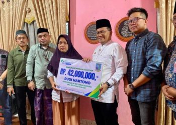 Ahli Waris Ketua RT 22 Lebak Bandung Terima Santunan JKM BPJS Ketenagakerjaan