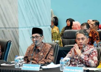 Wakil Bupati Batang Hari Menghadiri High Level Meeting Tim Pengendalian Inflasi Daerah (TPID) Provinsi Jambi