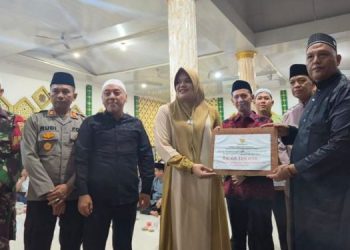 Bupati dan Wakil Bupati Tanjab Timur Gelar Safari Ramadan di Kecamatan Mendahara Ulu