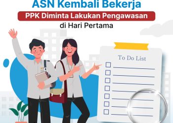 Hari Pertama Kerja Pasca Libur Lebaran,  Kementerian PANRB Minta PPK Lakukan PengawasanÂ