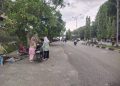 Lokasi jualan PKL dI Kabupaten Merangin Mulai ditertibkan SatPol PP, Pedagang Minta dicarikan Tempat Jualan