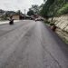 Jalan Lintas Sumatera di Tikungan Bukit Tiung Kabupaten Merangin Kembali Retak