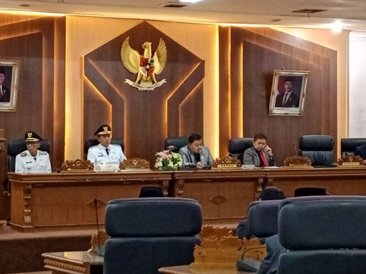 DPRD Gelar Paripurna Mendengarkan Pidato Bupati Batanghari Masa Jabatan 2025 – 2030