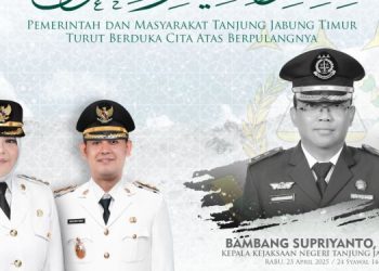 Kajari Tanjabtim Berpulang, Bupati dan Wabup Batalkan Seluruh Agenda di Kementerian