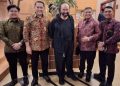 Bupati H M Syukur dan Pimpinan DPRD Merangin Ketemu Surya Paloh, Ini Masukan dari Surya PalohÂ