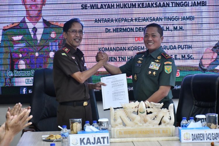 Personel TNI Siap Amankan Kejaksaan Tinggi Jambi dan Seluruh Kejaksaan Negeri