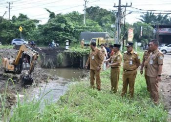 Tinjau Lokasi Rawan Banjir, Walikota Jambi Tegaskan Komitmen Atasi Banjir