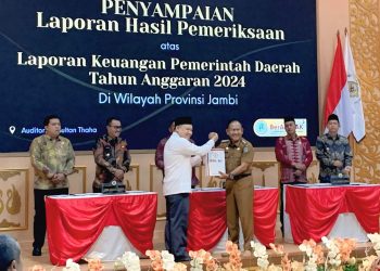 Pemerintah Kabupaten Merangin Kembali Raih Opini WTP dari BPK RI