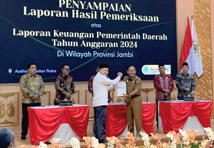 Pemerintah Kabupaten Merangin Kembali Raih Opini WTP dari BPK RI