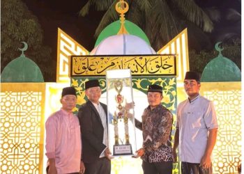 Sukses Menggelarkan MTQ Ke-12 Kecamatan Bathin VIII, Desa Teluk Kecimbung Raih Juara Pertama