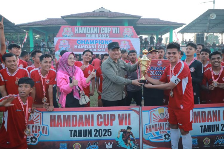 Wakil Bupati Tanjab Barat Resmi Tutup Hamdani Cup VII: Ajang Sportivitas dan Kebersamaan di Batang Asam