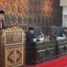 Rapat Paripurna Pertama DPRD Merangin, Bupati H M Syukur Sampaikan RPD Pelaksanaan APBD 2024