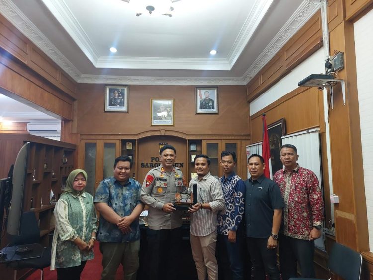 Kunjungan KPUD Kabupaten Sarolangun Usai Pilkada serentak Sebagai Pilar Pengaman Yang Kondusif Ke Polres Sarolangun