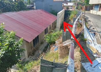 Proyek Dinas PUPR Kota Jambi pengerjaan turap yang berlokasi di Kecamatan Danau Sipin, Kota Jambi.