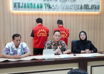 OTT di Kantor Camat Pagar Gunung Kabupaten Lahat, 2 Orang ditetapkan Sebagai Tersangka oleh Kejati Sumsel