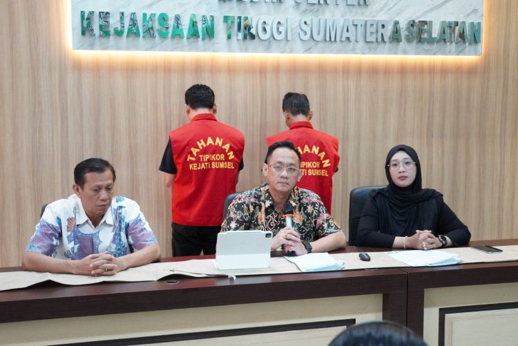 OTT di Kantor Camat Pagar Gunung Kabupaten Lahat, 2 Orang ditetapkan Sebagai Tersangka oleh Kejati Sumsel
