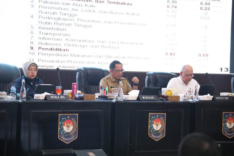 Inflasi 2,37 Persen, Mendagri Minta Pemda Waspada Kenaikan Harga Pangan