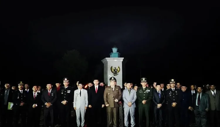 Bupati Batanghari Hadiri Apel Kehormatan dan Renungan Suci HUT RI ke-80