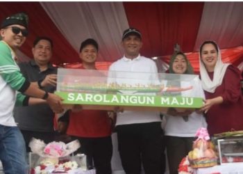 Bupati Sarolangun H.Hurmin SE meriahkan Canaval Di Hari Kemerdekaan ke 80 Tahun 2025