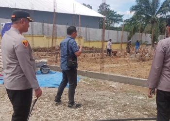 Tinjau Pekerjaan Pembangunan Gedung Satuan Pelayanan Pemenuhan Gizi (SPPG) Di Kecamatan Singkut 