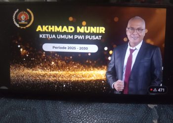 Akhmad Munir Terpilih Menjadi Ketua PWI Pusat Periode 2025-2030