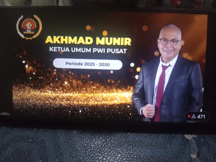 Akhmad Munir Terpilih Menjadi Ketua PWI Pusat Periode 2025-2030
