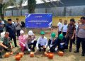 Peletak Batu Pertama Gedung Satuan Pelayanan Pemenuhan Gizi Di Lingkungan Kantor Camat Singkut di Hadiri Wakil Bupati Sarolangun GerryTriswika SE