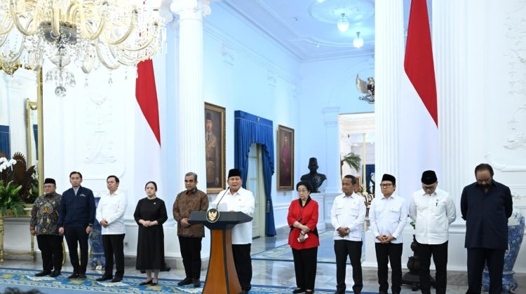 Bahas Stabilitas di Tengah Gejolak Aksi Massa, Presiden Prabowo dan Seluruh Ketum Parpol Bertemu di Istana