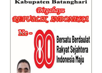 Keluarga Besar Bagian Umum Setda Kabupaten Batang Hari Mengucapkan Dirgahayu Republik Indonesia Ke-80