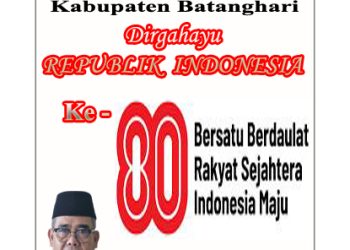 Keluarga Besar DPMPTSP Kabupaten Batang Hari Mengucapkan Dirgahayu Republik Indonesia Ke-80